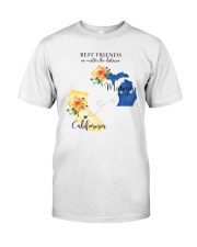 MICHIGAN CALIFORNIA BEST FRIENDS Classic T-Shirt thumbnail