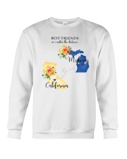 MICHIGAN CALIFORNIA BEST FRIENDS Crewneck Sweatshirt thumbnail