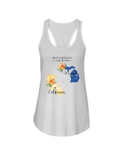 MICHIGAN CALIFORNIA BEST FRIENDS Ladies Flowy Tank thumbnail