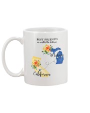 MICHIGAN CALIFORNIA BEST FRIENDS Mug back