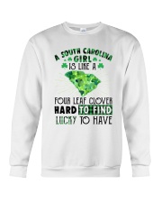 South Carolina Girl Is Like Four Leaf Clover Crewneck Sweatshirt tile