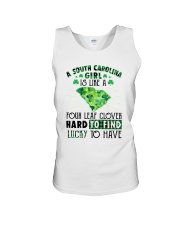 South Carolina Girl Is Like Four Leaf Clover Unisex Tank tile