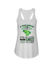 South Carolina Girl Is Like Four Leaf Clover Ladies Flowy Tank tile