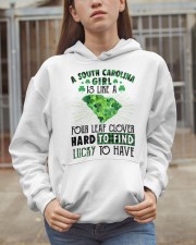 South Carolina Girl Is Like Four Leaf Clover Hooded Sweatshirt apparel-hooded-sweatshirt-lifestyle-07