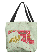 Maryland Map Symbols All-over Tote front