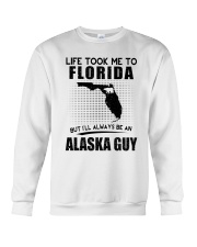 ALASKA GUY LIFE TOOK TO FLORIDA Crewneck Sweatshirt thumbnail