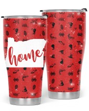 Oregon Home Symbols Glitter Tumbler tile