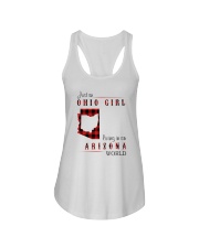 OHIO GIRL LIVING IN ARIZONA WORLD Ladies Flowy Tank thumbnail