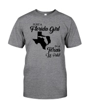 JUST A FLORIDA GIRL IN A TEXAS WORLD Classic T-Shirt thumbnail