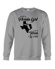 JUST A FLORIDA GIRL IN A TEXAS WORLD Crewneck Sweatshirt thumbnail