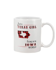 TEXAS GIRL LIVING IN IOWA WORLD Mug thumbnail