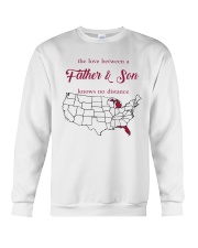 FLORIDA MICHIGAN THE LOVE A FATHER AND SON Crewneck Sweatshirt thumbnail