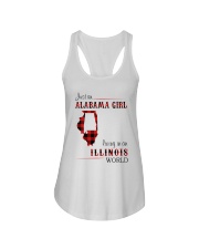 ALABAMA GIRL LIVING IN ILLINOIS WORLD Ladies Flowy Tank thumbnail