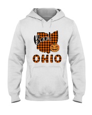 Ohio Map Boo Hooded Sweatshirt tile