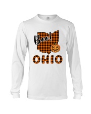 Ohio Map Boo Long Sleeve Tee tile