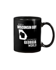 JUST A WISCONSIN GUY LIVING IN GEORGIA WORLD Mug thumbnail