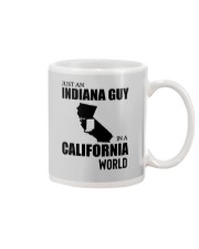 JUST AN INDIANA GUY IN A CALIFORNIA WORLD Mug thumbnail
