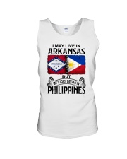 LIVE IN ARKANSAS BEGAN IN PHILIPPINES Unisex Tank thumbnail