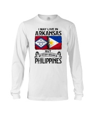 LIVE IN ARKANSAS BEGAN IN PHILIPPINES Long Sleeve Tee thumbnail