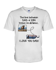 PUERTO RICO COLORADO THE LOVE DAD AND DAUGHTER V-Neck T-Shirt tile
