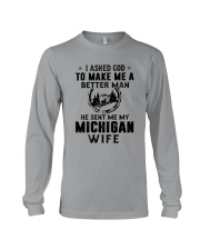 HE SENT ME MY MICHIGAN WIFE Long Sleeve Tee thumbnail