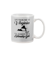 LIFE TOOK ME TO VIRGINIA BUT A NEBRASKA GIRL Mug thumbnail