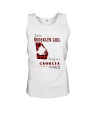 BROOKLYN GIRL LIVING IN GEORGIA WORLD Unisex Tank thumbnail