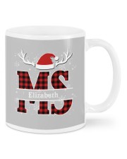 Mississippi Plaid Pattern Christmas Mugs tile