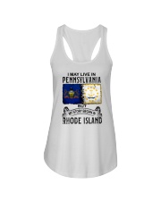 LIVE IN PENNSYLVANIA BEGAN IN RHODE ISLAND Ladies Flowy Tank tile
