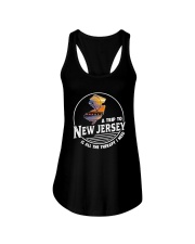 A TRIP TO NEW JERSEY IS ALL THE THERAPY Ladies Flowy Tank thumbnail