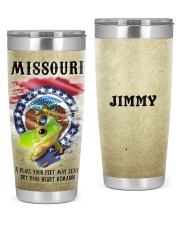 Personalize Tumbler Missouri Your Heart Remains 20oz Tumbler front