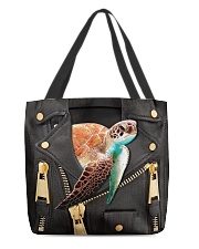 Turtle Zipper Jacket All-over Tote front