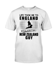 NEW ZEALAND GUY LIFE TOOK TO ENGLAND Classic T-Shirt tile