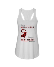 OHIO GIRL LIVING IN JERSEY WORLD Ladies Flowy Tank thumbnail