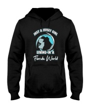 JERSEY GIRL LIVING IN FLORIDA WORLD Hooded Sweatshirt thumbnail