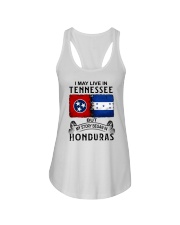 LIVE IN TENNESSEE BEGAN IN HONDURAS Ladies Flowy Tank tile
