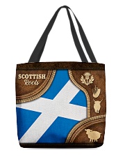 Scottish Roots Symbols All-over Tote front