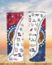 Missouri Flag And Symbols 20oz Glitter Tumbler aos-glitter-tumbler-straight-shape-20oz-lifestyle-front-04a
