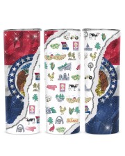 Missouri Flag And Symbols 20oz Glitter Tumbler aos-glitter-tumbler-straight-shape-20oz-lifestyle-front-10