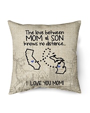 MICHIGAN CALIFORNIA THE LOVE MOM AND SON Indoor Pillow - 16” x 16” back
