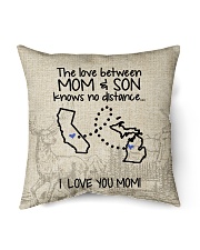 MICHIGAN CALIFORNIA THE LOVE MOM AND SON Indoor Pillow - 16” x 16” front