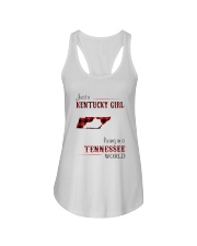 KENTUCKY GIRL LIVING IN TENNESSEE WORLD Ladies Flowy Tank thumbnail