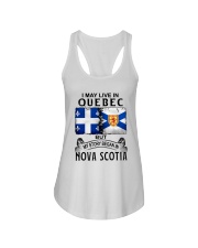 LIVE IN QUEBEC BEGAN IN NOVA SCOTIA Ladies Flowy Tank thumbnail