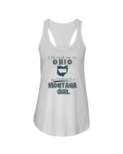 MONTANA GIRL LIFE TOOK TO OHIO Ladies Flowy Tank tile