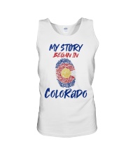 My Story Began In Colorado Unisex Tank tile