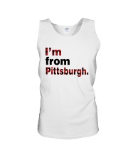 I'm From Pittsburgh Pattern Unisex Tank tile
