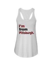I'm From Pittsburgh Pattern Ladies Flowy Tank tile