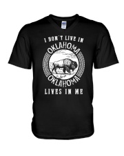OKLAHOMA LIVE IN ME V-Neck T-Shirt thumbnail