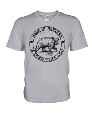 MADE IN MONTANA A LONG TIME AGO V-Neck T-Shirt thumbnail