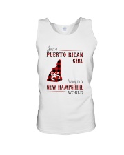 PUERTO RICAN GIRL LIVING IN NEW HAMPSHIRE WORLD Unisex Tank thumbnail